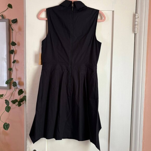 Rachel Rachel Roy Black Beaded Sleeveless Collared Dress NWT Women’s Size 4 - Picture 2 of 9